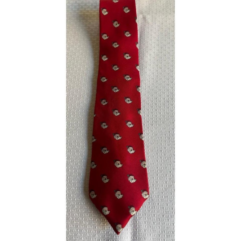 DAKS London New York Santa Claus Silk Tie